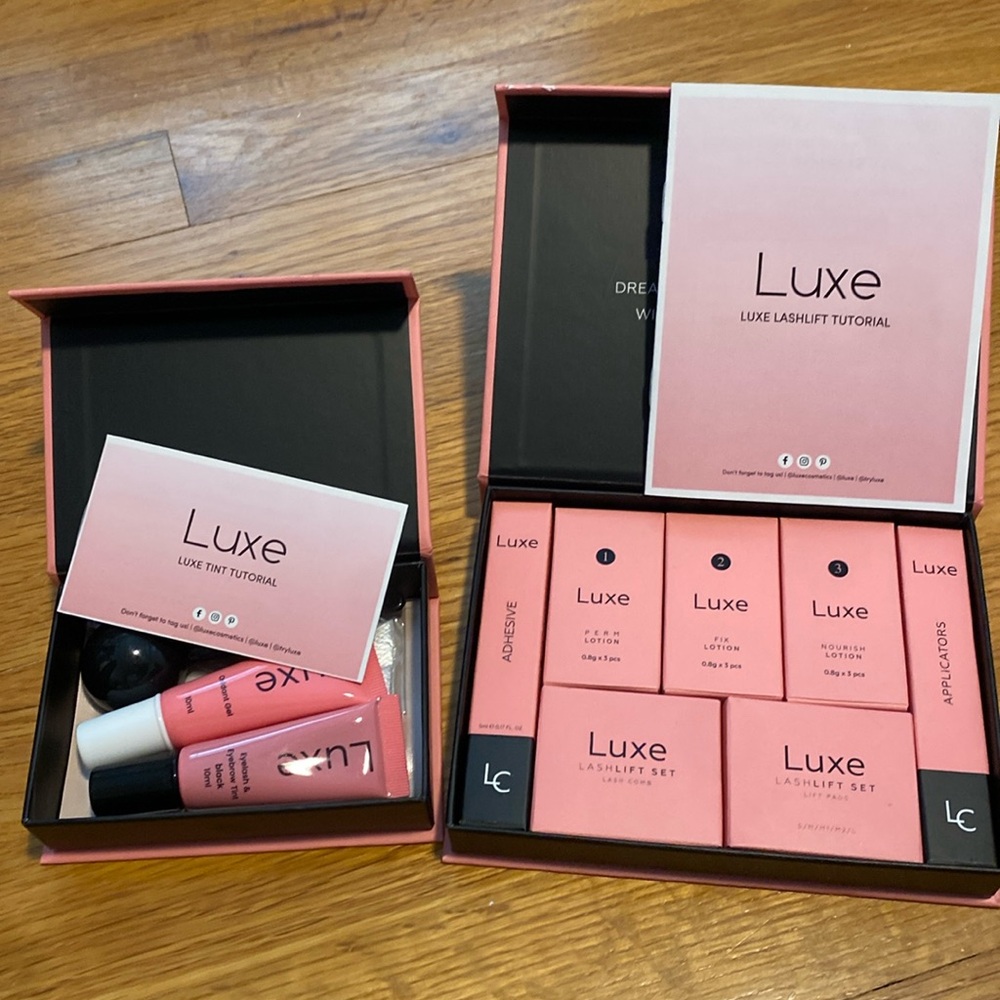 Luxe lash lift and tint kits NEW!